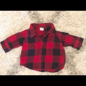 Baby Gap 0-3 month boys flannel shirt